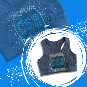 CSR Rhinestone Sports Bra